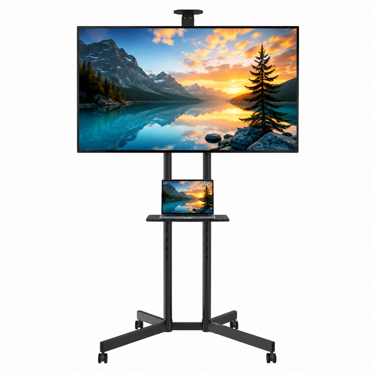 Rack Soporte Pedestal Para Tv 32 - 65 Altura Regulable