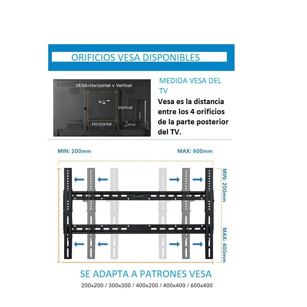 Rack Soporte Pedestal Para Tv 32 - 65 Altura Regulable