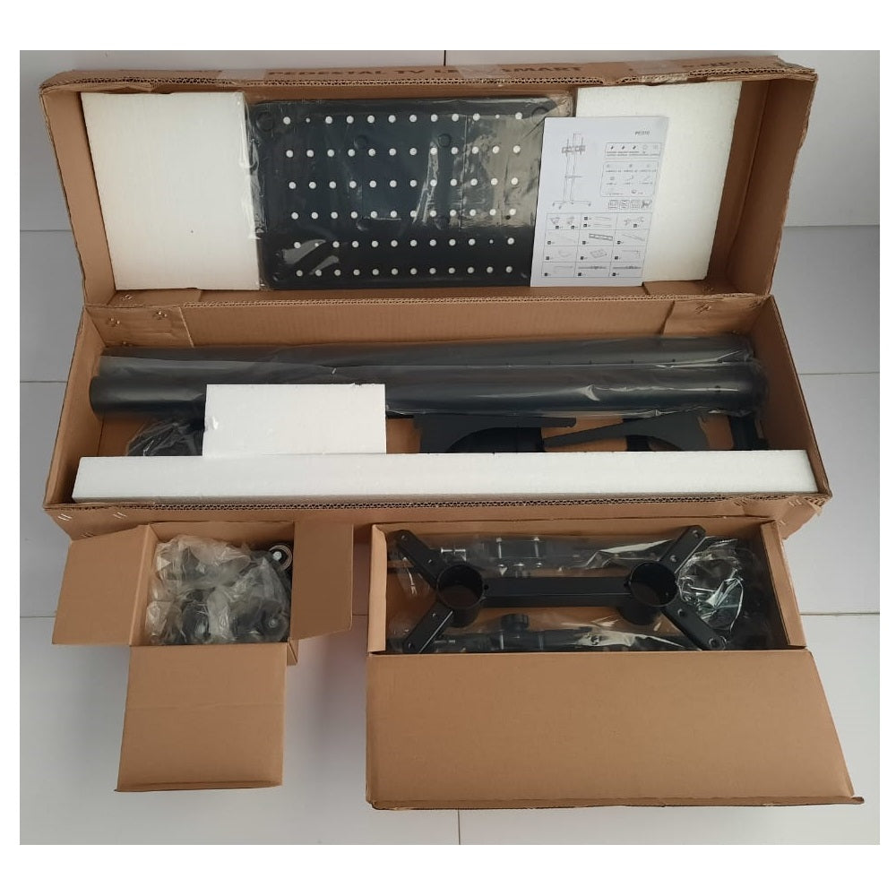 Rack Soporte Pedestal Para Tv 32 - 65 Altura Regulable